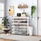 White Cube Shoe Storage Unit with 12 Flip Cover Cubes, Stackable and Easy Assembly